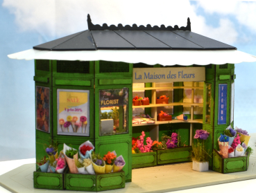 Preview: Kiosk Art Deco ´Blumen`